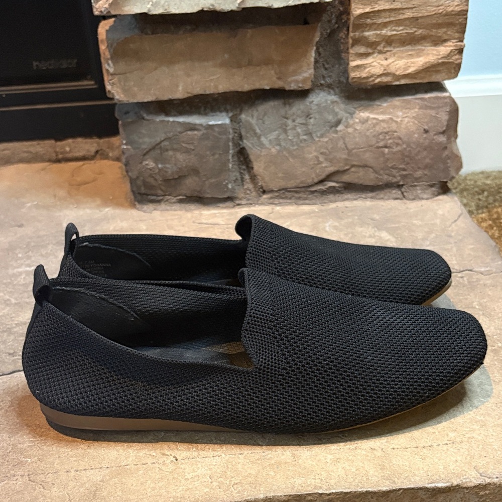 Mia Black Square Loafers Women’s Size 7.5